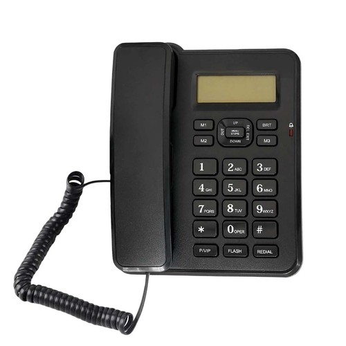 Téléphone fixe filaire avec - téléphone,
