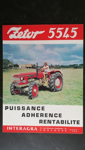 Brochure tracteur zetor - brochure,