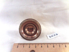 Bouton poignée de tiroir ancien en laiton style Empire Ø 41 mm (DG59)