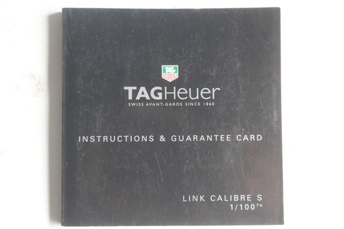 Tag heuer livret notice - tag,