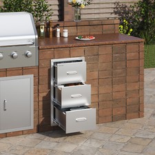 VEVOR Tiroirs Inox de Cuisine