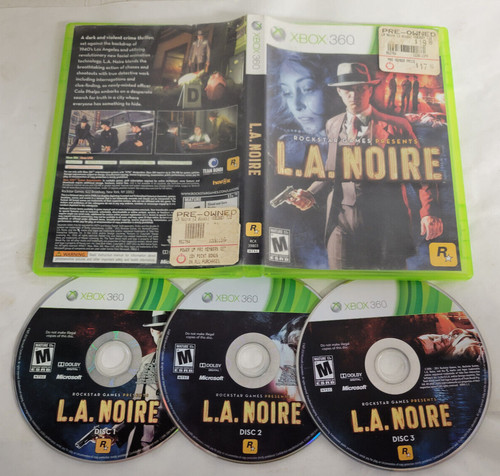 Xbox 360 noire video game - noire,