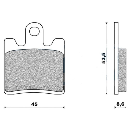 Plaquettes frein g1054 av - 13,