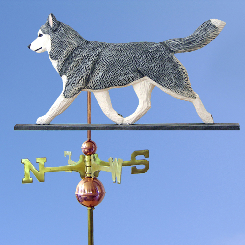 Husky sibérien main sculpté - husky,