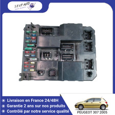 🇫🇷 PLATINE FUSIBLE HABITACLE PEUGEOT 307 2001-2005 ➤9651196980 ♻️