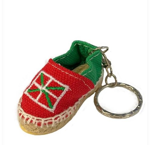 Porte clé espadrille basque