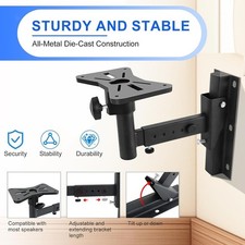 Support mural pour enceintes, petit support pour salon, bureau, scène