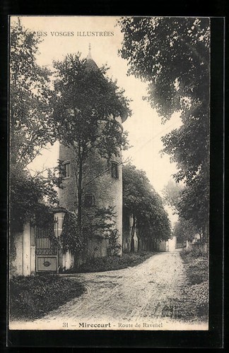 Cpa mirecourt route - cpa, mirecourt,