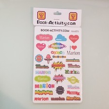 Stickers à personnaliser avec le prénom Marion : Ajoutez une touche unique