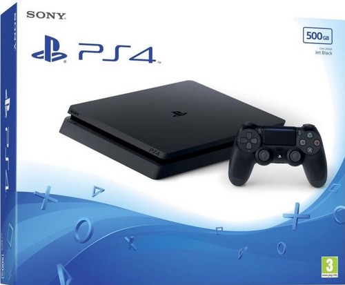 Playstation slim noir 500go - noir,