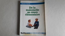 DE LA MATERNELLE AU COURS