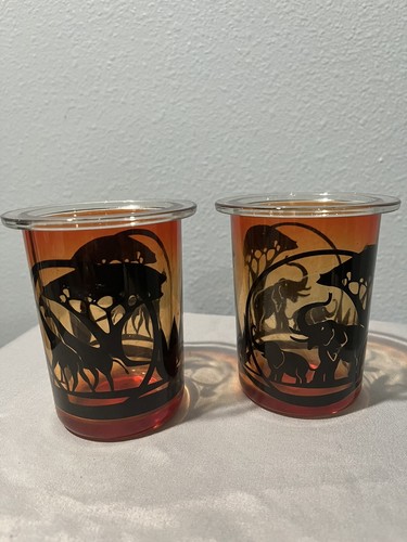 Partylite candle holder with - partylite,