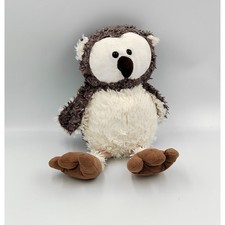 Peluche Hibou chouette marron