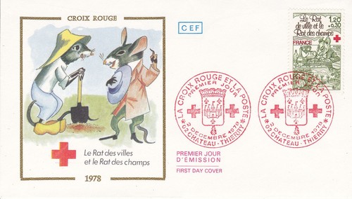 Enveloppe 1er jour croix - enveloppe,