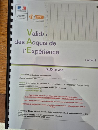 Livret vae cap aepe - livret,