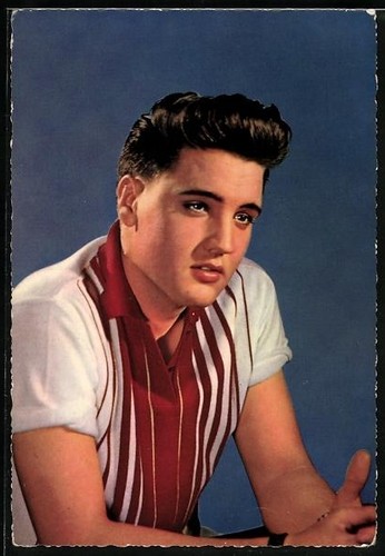 Carte postale musicien elvis - postale,