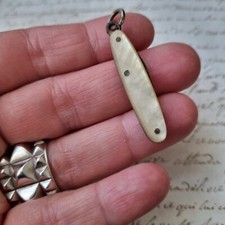 Couteau de Poche Miniature Poupée Canif Ancien 1900 Antique French Doll Knife