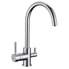 Robinet 3 voies col de cygne -