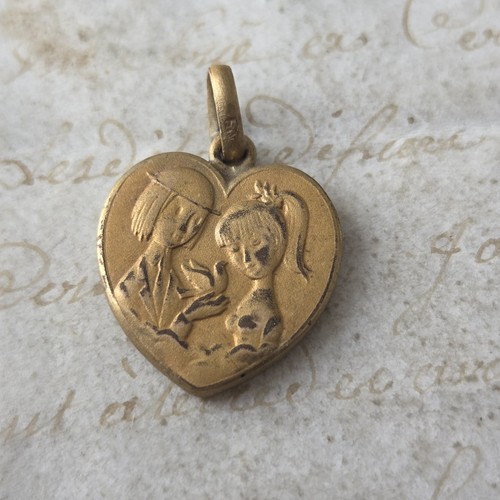 Pendentif les amoureux - pendentif,