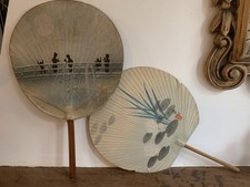 Rare 2 Éventails Japonais