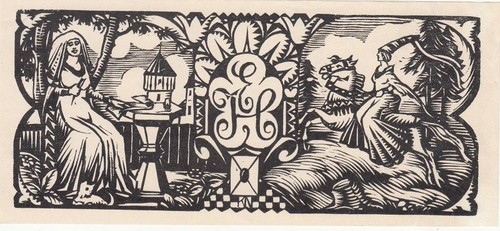 Exlibris bookplate coupe karel - coupe,