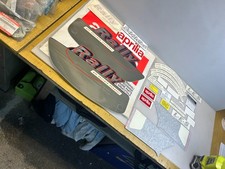 1 kit stickers complet bleu royal / gris aprilia ap8247027 rally 50 air 1997