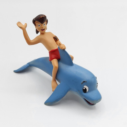 Figurine oum dauphin bleu - oum, le
