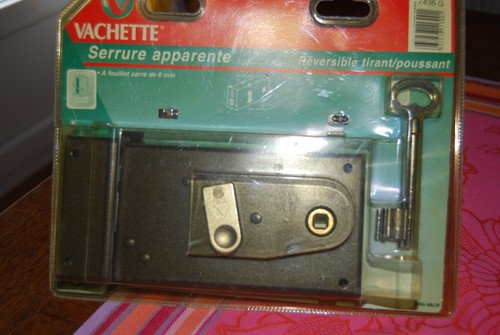 Serrure apparente applique - apparente,