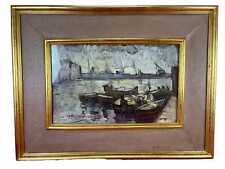 SCÈNE PORTUAIRE. SIGNATURE