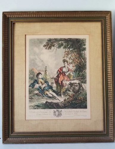 Antique print berger - antique, le