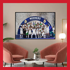 TOILE POSTER REAL MADRID