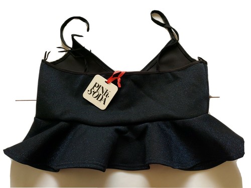 Crop top femme peplum taille - top,