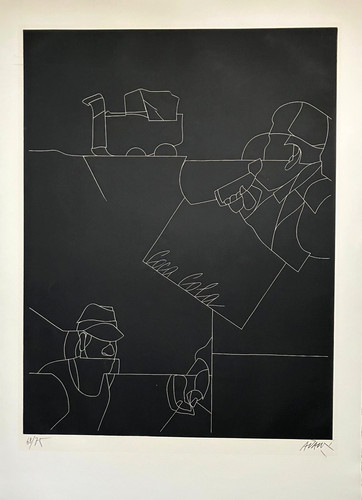 Valerio adami gravure - valerio,