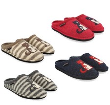 HAFLINGER CANEGATTO CHAUSSONS EN FEUTRE DE LAINE HOMME/FEMME CHIEN CHAT