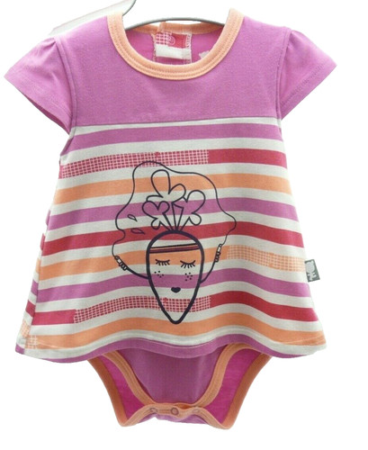 Petit béguin body robe - , rose