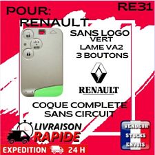 COQUE BOITIER POUR CARTE RENAULT LAGUNA II ESPACE4 VELSATIS PHASE 2 * 3 BOUTONS