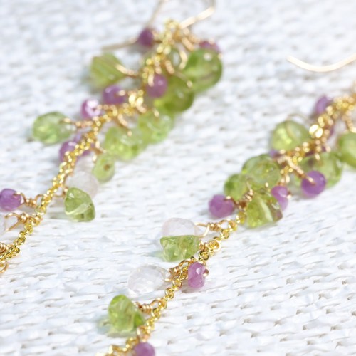 Boucles oreilles quartz - boucles, d'oreilles