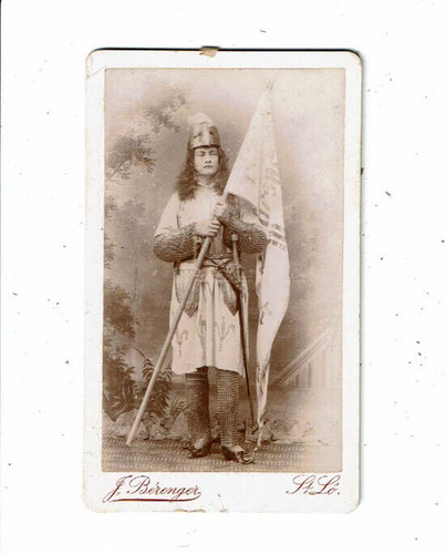 Photo cdv chevalier cote - photo,
