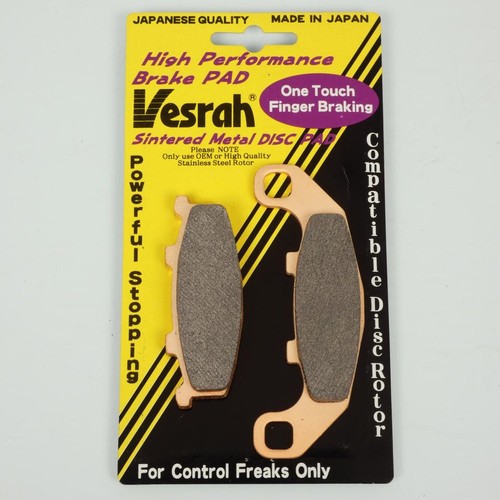 Plaquette frein vesrah pour - plaquette, de