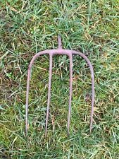 Vieille Fourche A Fumier 4 Dents Et Sans Douille
