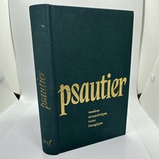 Le Psautier – Version Œcuménique, Texte Liturgique – Éditions du Cerf – 1985