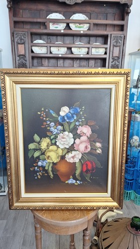 Tableau ancien huile sur toile - ancien,