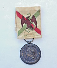 Médaille du Mexique, 1862-1863, fabrication privée non signée, ruban long