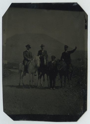 Italie ferrotype 1909 - 1909., groupe
