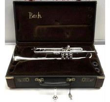 Trompette Stradivarius Bach 180Ml37GBSP laiton doré argent Bb opération confi...