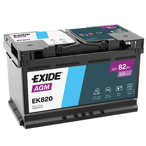 Batterie exide ek820 agm - exide, l4