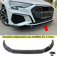 pour AUDI S3 A3 S-Line IV Sportback Berline 8Y 2020-2023 Séparateur Lèvre avant