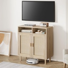 Modern rattan sideboard - 36",