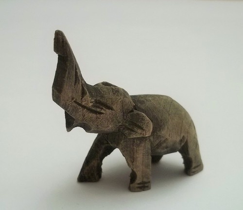 Magnifique éléphant bois - éléphant,