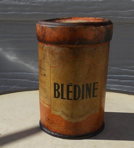 Ancienne boite publicitaire - ancienne, en